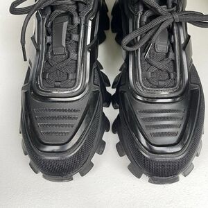 Men's Black Rugged Chunky Sole Sneakers PRADA CLOUDBUST THUNDER MENS SIZE 7